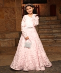 Baby Pink Embroidered Anarkali