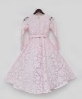 Baby Pink Embroidered Anarkali