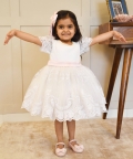 Off White Lace Frock