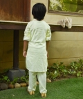 Green Printed Kurta And Pant