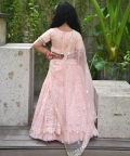 Peach Thread Lehenga Set
