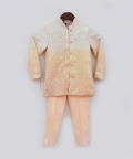 Peach Ombre Bandgala Set