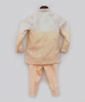 Peach Ombre Bandgala Set