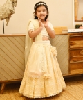 Beige Lehenga Set