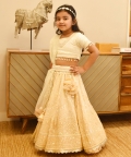 Beige Lehenga Set