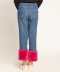 One Friday Blue Denim Trouser For Kids Girls