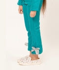 Whimsical Teal Trousers