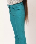 Whimsical Teal Trousers