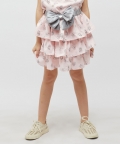Pink And Grey Skirt