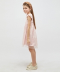 Peach Sequins Dress