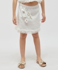 Off White Lace Skirt