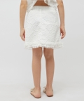 Off White Lace Skirt