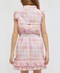 Pink Ruffle Skirt