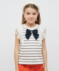 Black And White Striped Top