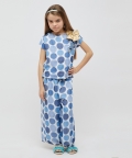 Printed Blue Cullote