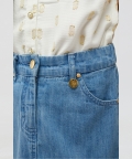 Blue Denim Skirt
