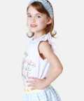 White Daisy Duck Top