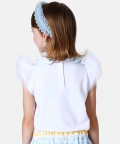 White Daisy Duck Top
