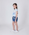 Blue Daisy Duck Top