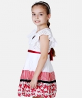 Off White Abstract Dress