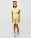 Yellow Schiffili Top