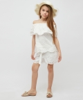 Schiffili White Shorts