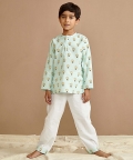 Round Neck Party Lion Print Nightsuit