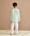 Round Neck Party Lion Print Nightsuit