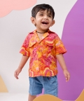Tango Tropics Printed Cotton Hawaiian Shirt