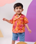 Tango Tropics Printed Cotton Hawaiian Shirt