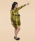 Frock Style Dress With Bow Style Straps