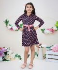 Frock Style Dress With Bow Style Straps