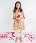 Block Printed Jaal Motif Kurta And Pants Set