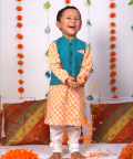 Genda Kurta with Churidaar & Ambar Nehru Jacket