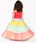 Girl Ruffled Lehenga Choli And Dupatta