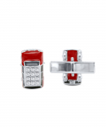 Rock and Roll Mini Car Cufflinks (Red)