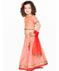 Gold & Red Festive Lehenga Choli