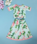 Floral Print Lehenga Set 