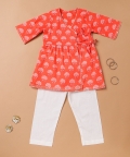 Red Angrakha Set