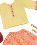 Yellow Navratri Ghaghra  Set