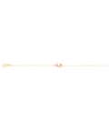 18K Gold- Pink Enamel Elephant Bracelet