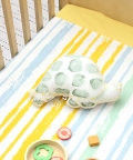 Tortoise His Home 2 Bed Sheet,1 Cushion
