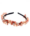 Peach Color Flower Hairband