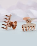 Metallic Mini Clamp Rose Gold
