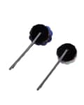 Floral Pins Blue And White-Set Of 2