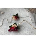 Combo Of Rakhi And Loomba - Deep Red -2 Pc Set