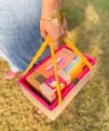Holi Bumper Gift Hamper, 100% Natural Colours,Holi Greetings