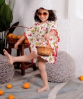 Little Paradise Print - White Kaftan
