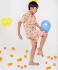 Kachua Khargosh Peach Co-Ord Set For Boys