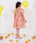 Kachua Khargosh- Peach Frocks For Girls